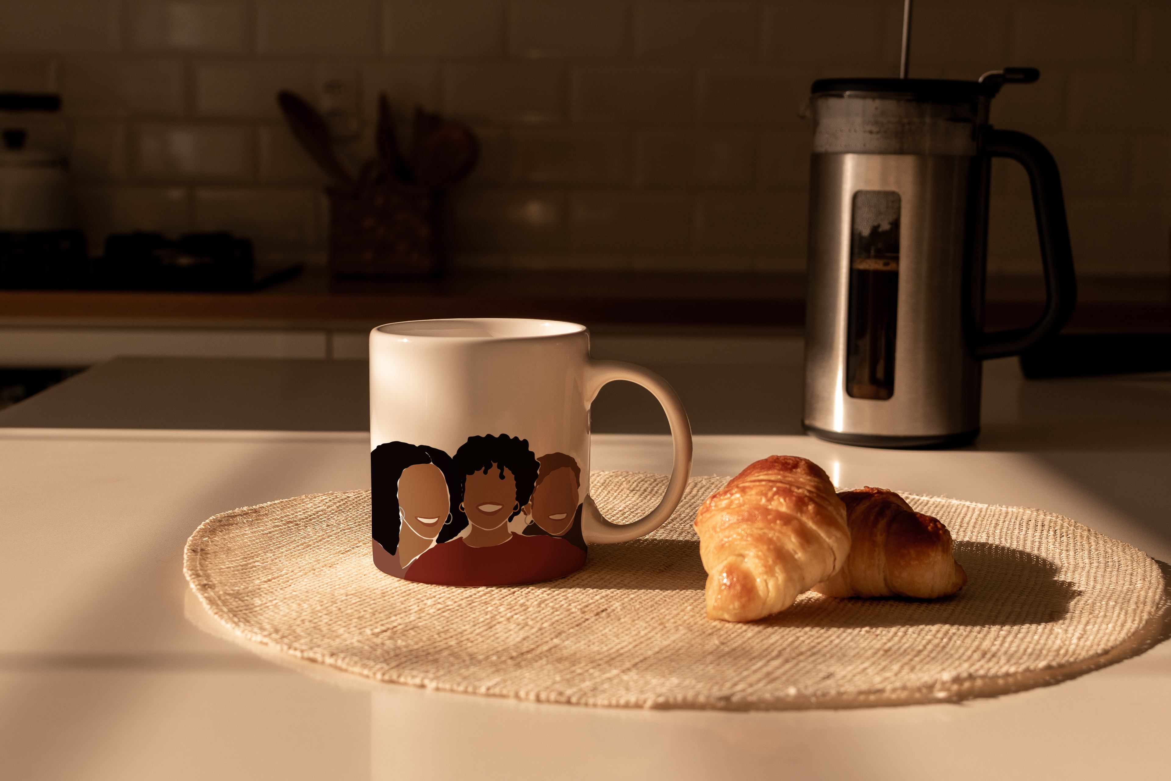 Rose Canva - Wholesale Coffee Mug - Rose Canva - Personalized Mug - Your Memory Illustrated on Mug/Cup1