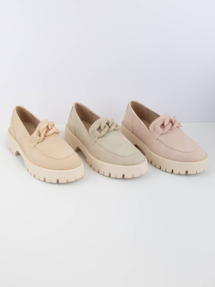 CCOCCI - Venta al por mayor Mocasines - Mujer - MOCASINES MADISON CON SUELA DE LENGÜETA Y DETALLE DE CADENA GRUESA CON ACABADO MATE5