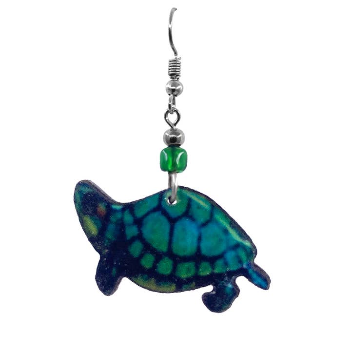 Pichincha - Wholesale Dangle Earrings - Acrylic Turtle Animal Dangle Earrings2