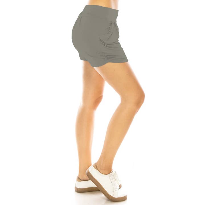 Leggings Depot - Vendita all'ingrosso Pantaloncini - Donna - Pantaloncini Harem a vita alta morbidi e burrosi14