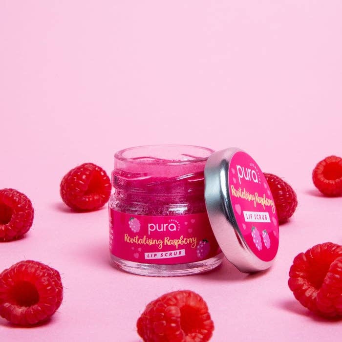 Pura Revitalising Raspberry Lip Scrub for wholesale by Pura Cosmetics