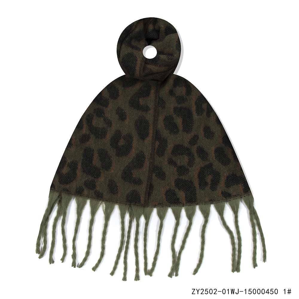 Fox by Ren GmbH - Wholesale Scarf - Women's - scarf - leopard print1