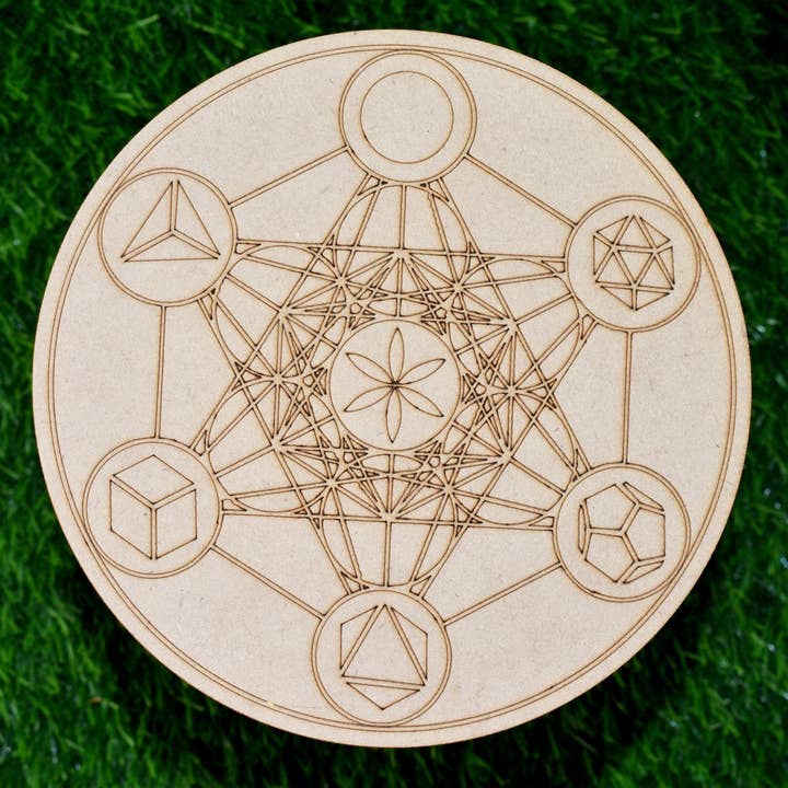Soothing Crystals - Wholesale Meditation Supplies - 6" Dowsing Pendulum Board | Dowsing Board | Grid Board9