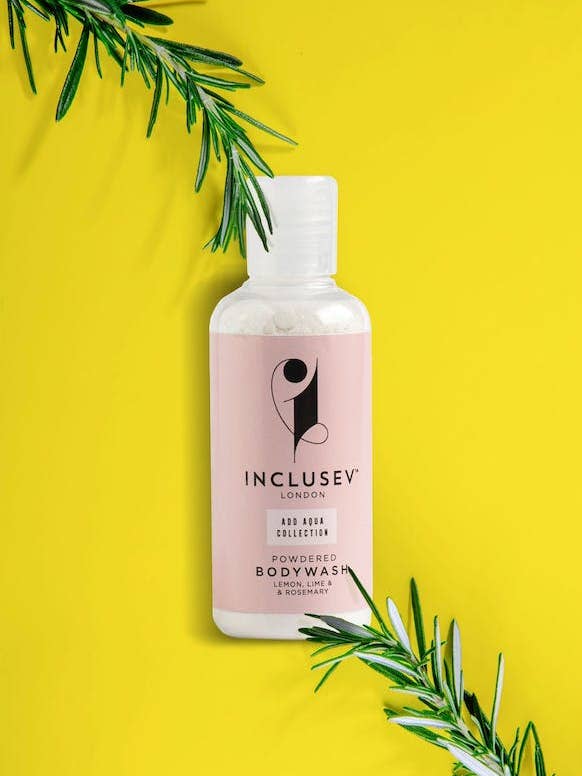 Inclusev hydraterende bodywash - Lemon Lime & Rosemary 50G voor wholesale door Inclusev Cosmetics