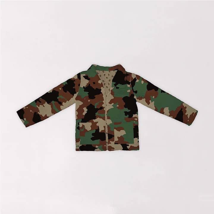 Gewatteerde jas Cheyenne Camo voor wholesale door Ida Mae Home