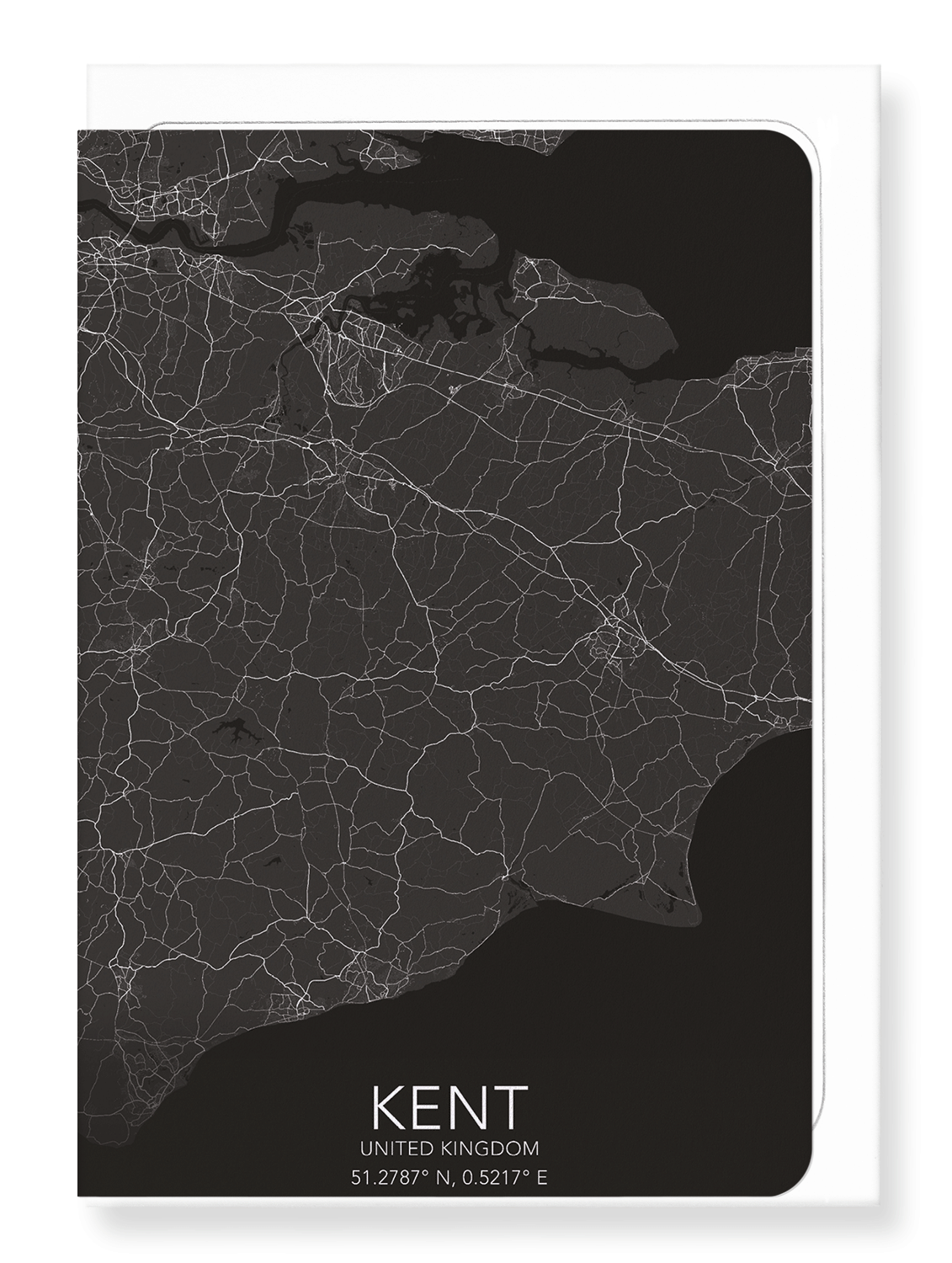 Ezen Trade - Wholesale Everyday Greeting Card - KENT FULL MAP: Greeting Card0