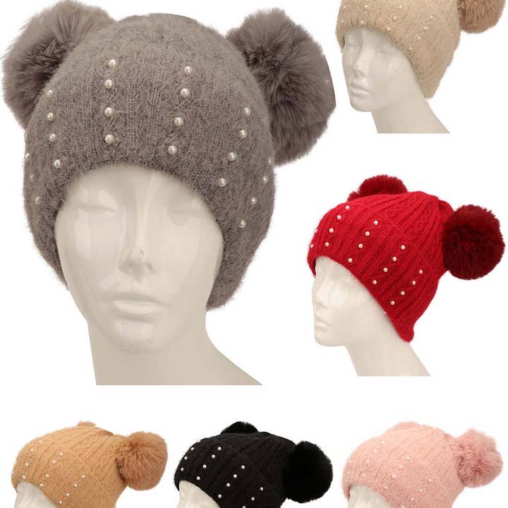 HY1839 - Ett dussin Partihandel Vinter Stickade Mössor för wholesale av Jasper Trading LLC