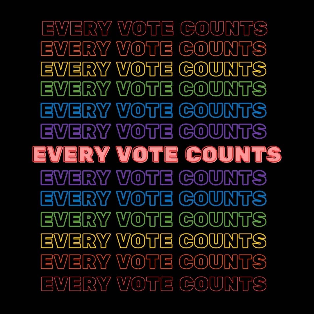 Create Action Design - Wholesale T-Shirt (Graphic) - Unisex - Every Vote Counts - Voter Outreach T-Shirt (Sizes S-5XL) 4