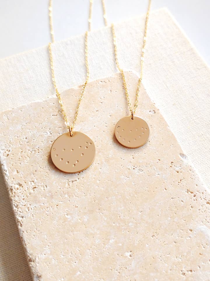 Capricorn Star Constellation Necklace for wholesale by M. Cawood