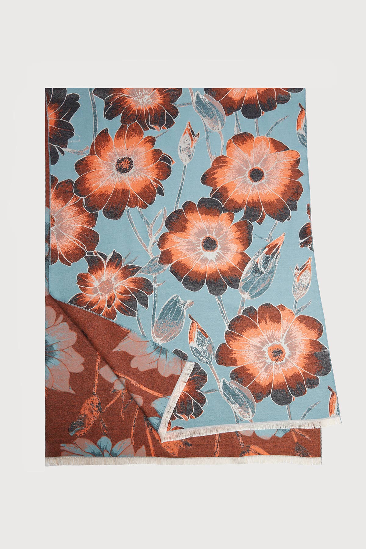 SAACHI – wholesale Halsduk - Dam – Vändbar blommande botanisk halsduk3