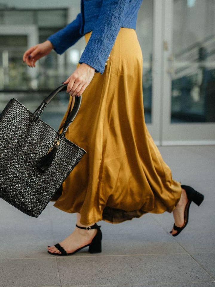 Hannah Tote Bag - Luxury Black for wholesale by MAVIS BY HERRERA