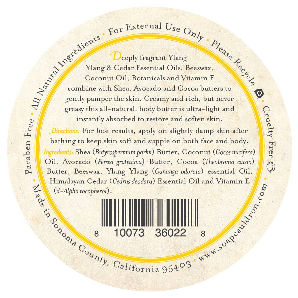 Soap Cauldron – wholesale Kroppsbalsam/Smör – Kroppssmör Ylang Ylang2