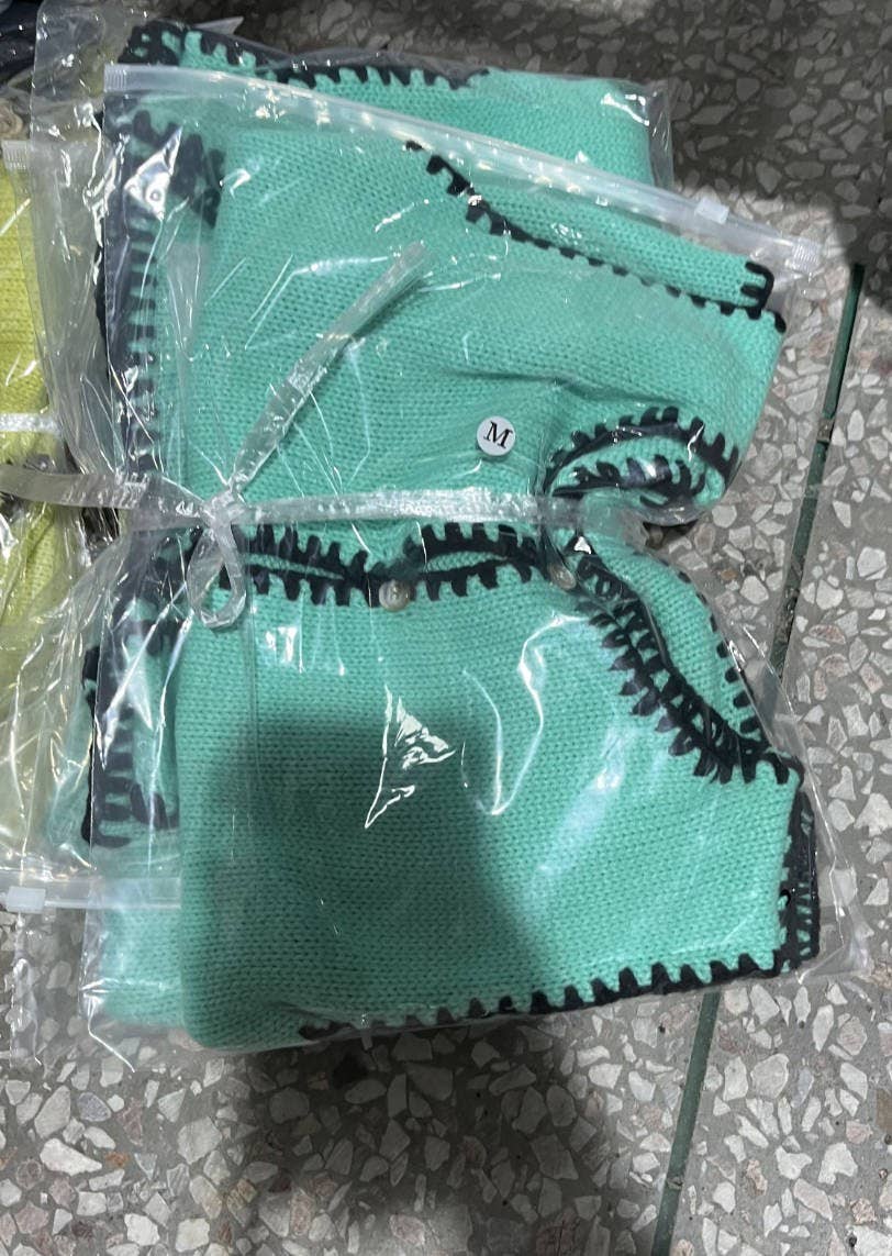 Hope & Sunshine - Wholesale Knit Top - Women's - Colorblock Knit Crop Top With Embroidered Vest2