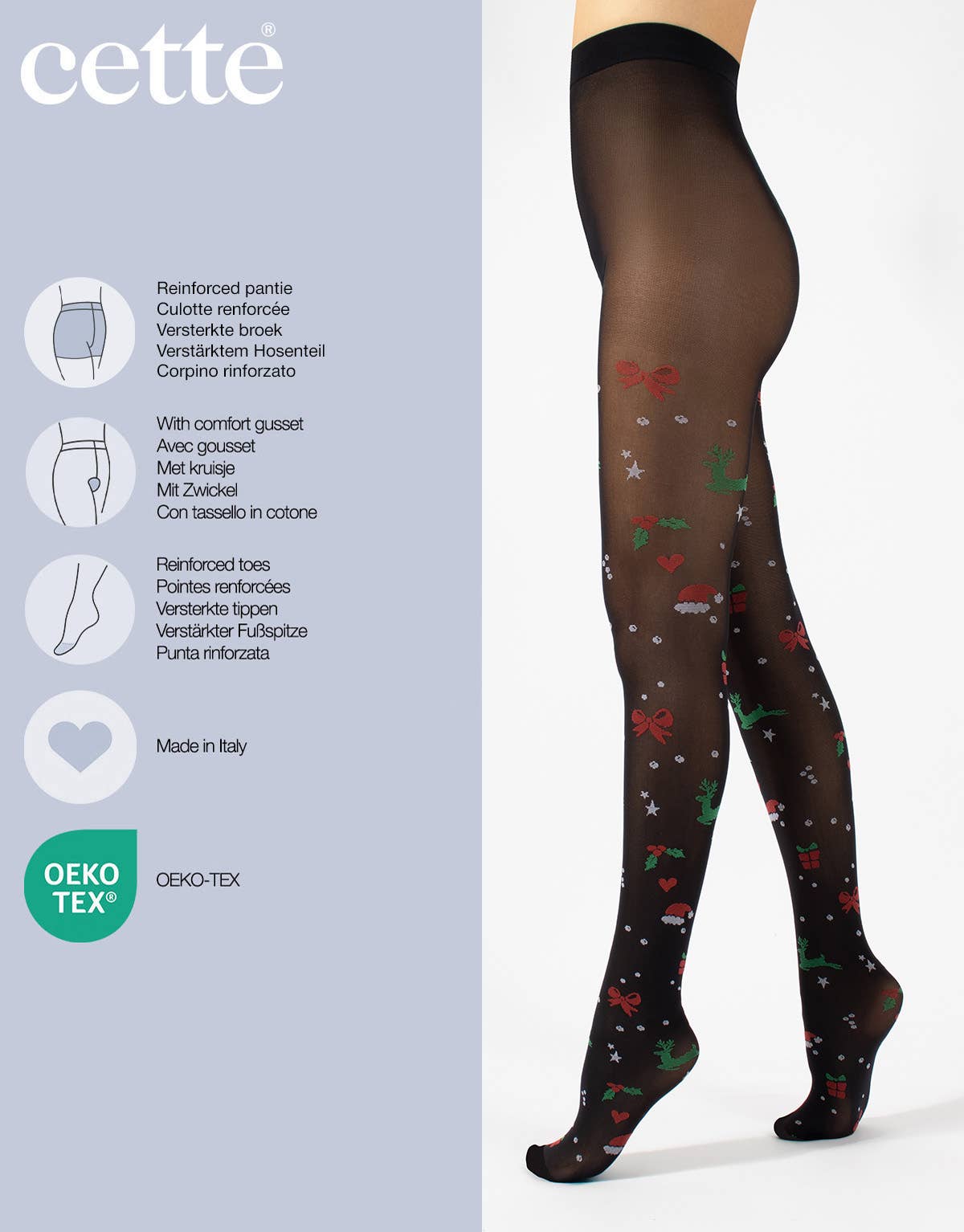 Black Fashion Opaque Tights, Christmas Gift, Party Tights, Holiday for wholesale on Faire3