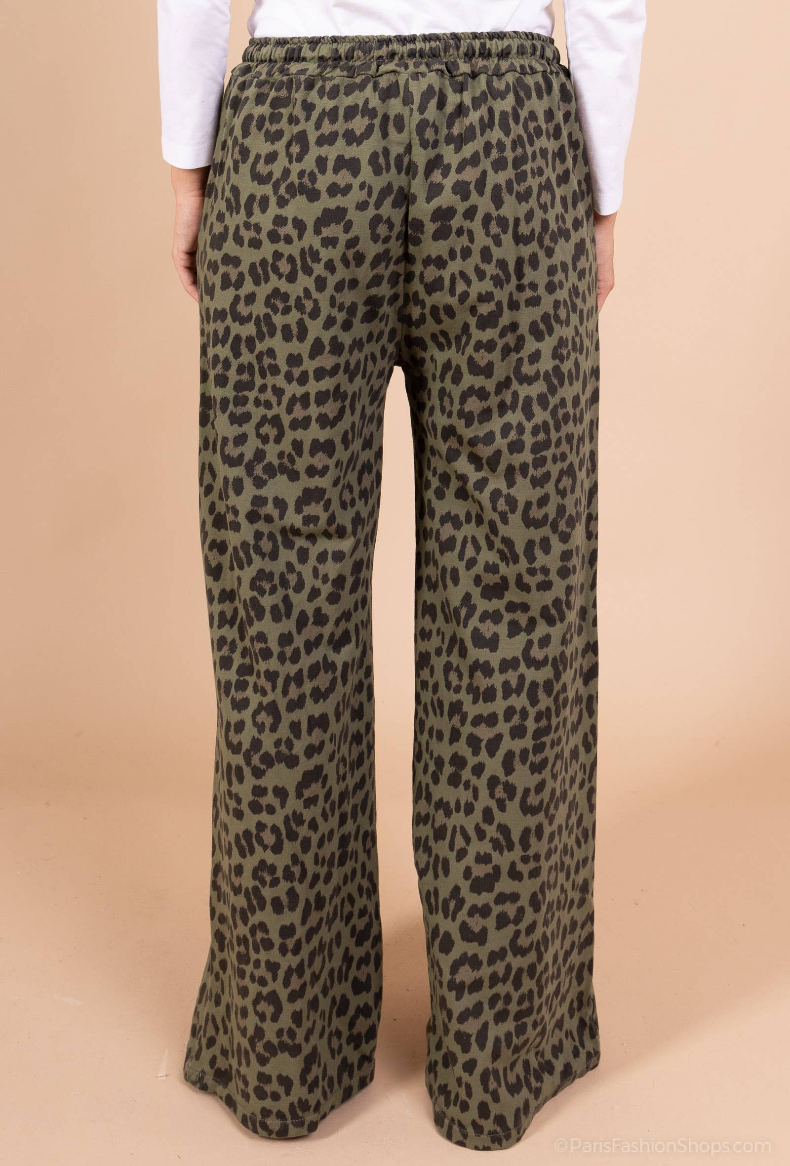 Pépouz' Paris - Wholesale Pants - Women's - Fluid and comfortable leopard print pants PPN256115