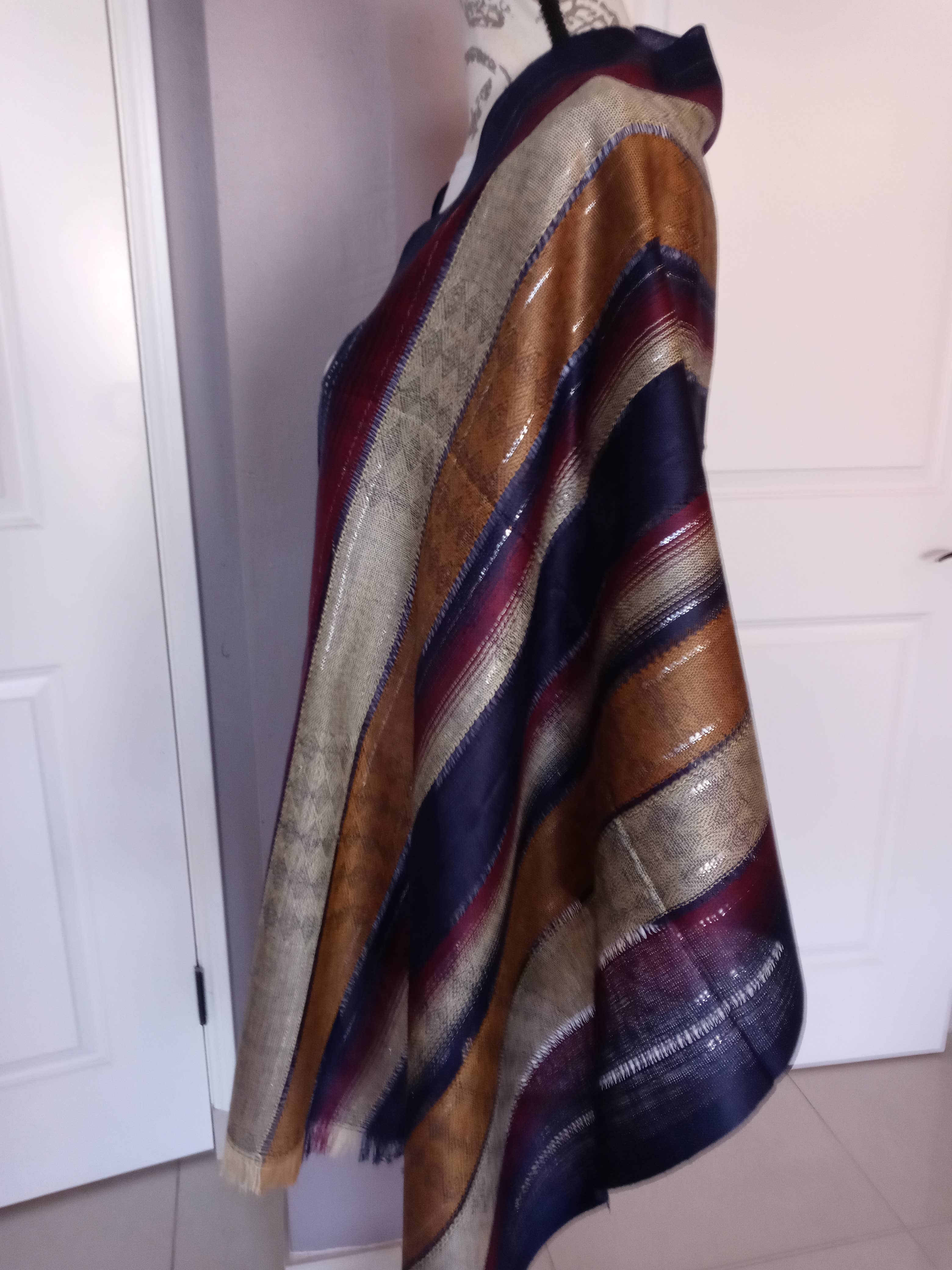 Treasure of ANDES - Wholesale Scarf - Unisex - Artisanal handmade Scarves, Cotton/Silk, Assorted colors 8