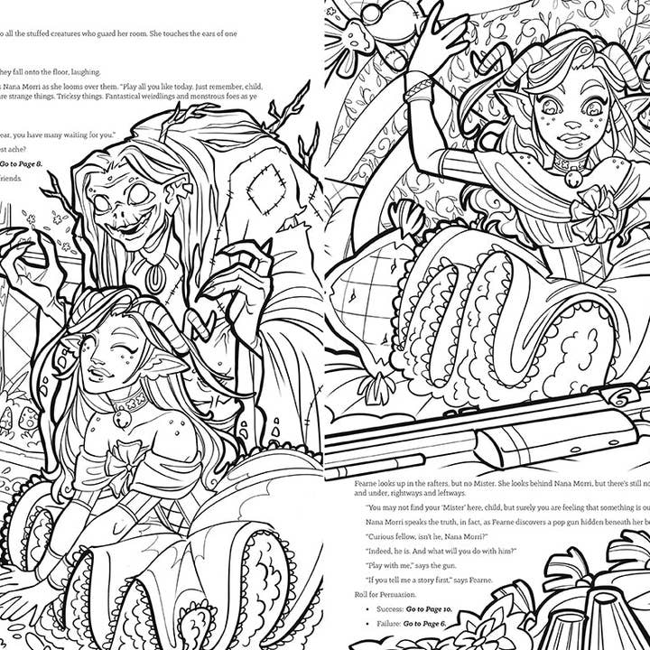 Insight Editions - #1 Pop Culture Publisher - Wholesale Coloring & Activity Book - Adult - Critical Role: Fearne Calloway’s Fey Fantasy - SALE!2