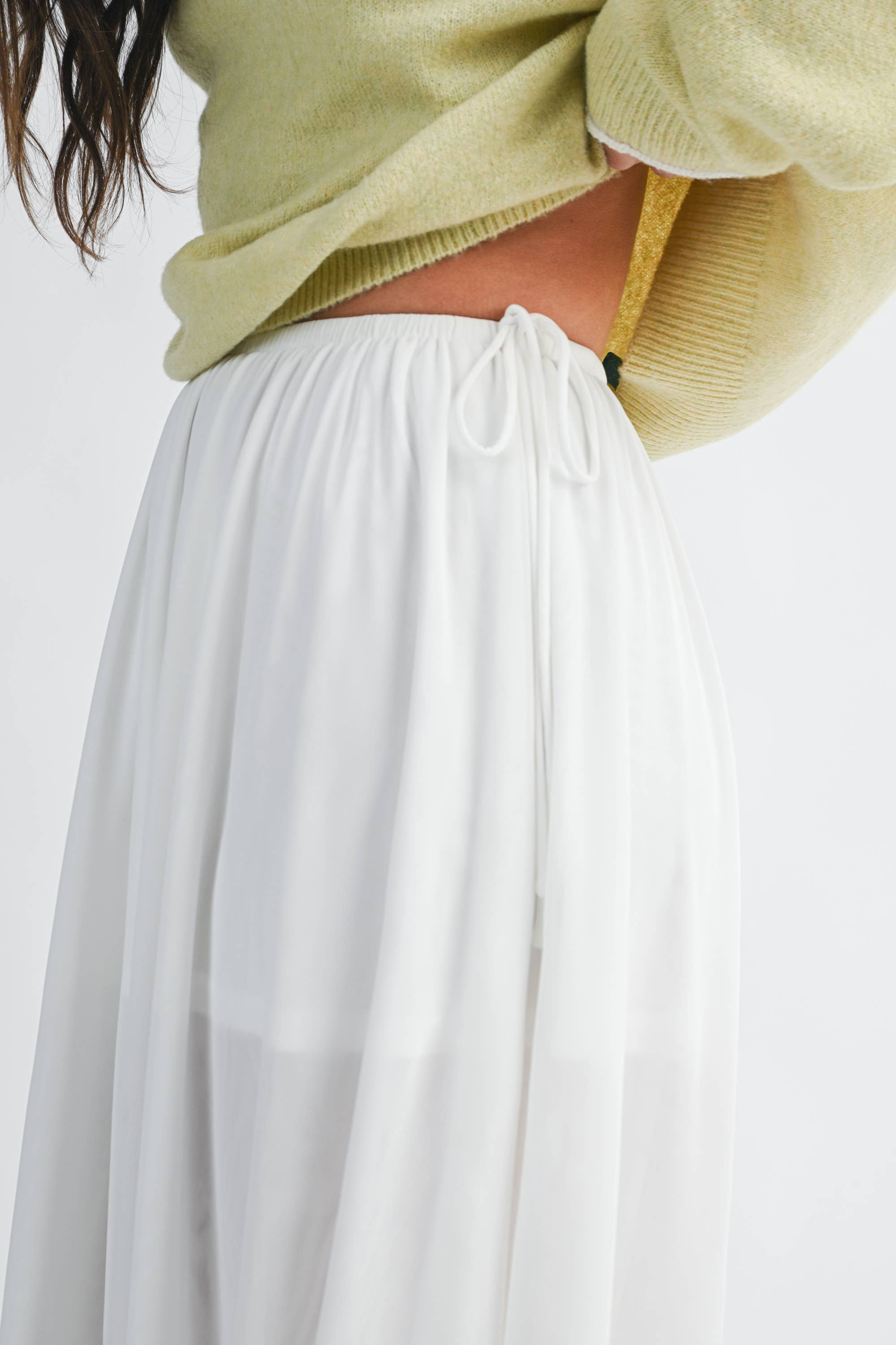 AEMI + CO - Wholesale Skirt - Women's - 7185GK Flowy Mesh Maxi Skirt17