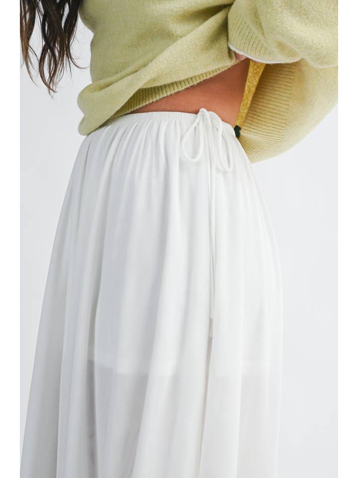 AEMI + CO - Wholesale Skirt - Women's - 7185GK Flowy Mesh Maxi Skirt17