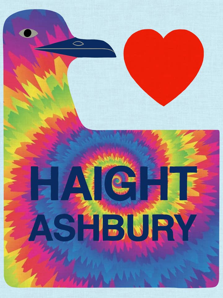 Haight Ashbury Tie-Dye Print for wholesale by 3 Fish Studios