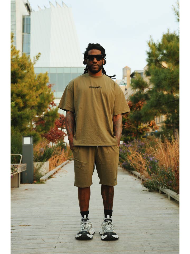 Dues Paid (Military Green - Shorts) for wholesale on Faire6