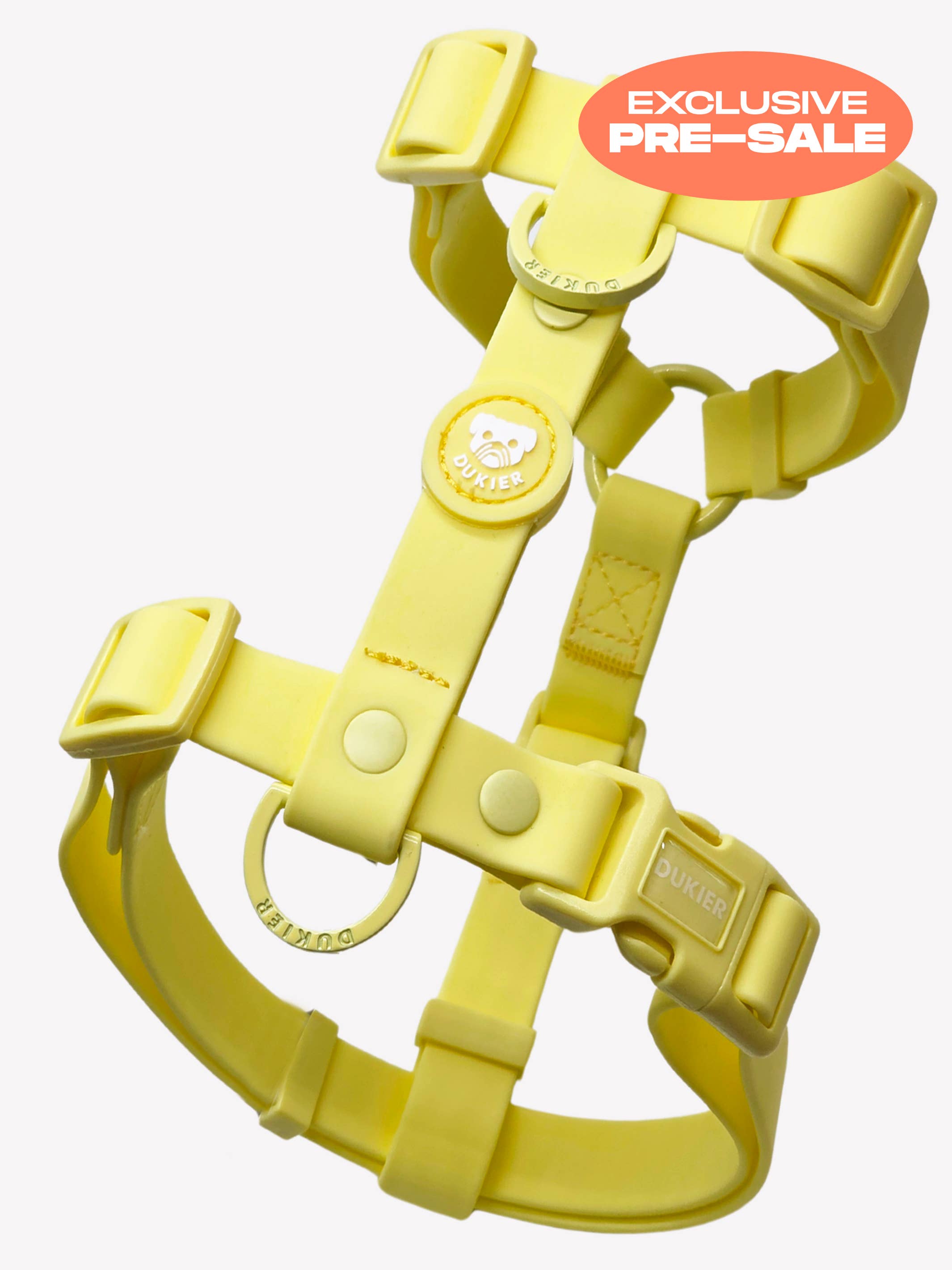 Dukier - Wholesale Pet Harness - Dog - YELLOW WATERPROOF DOG HARNESS
