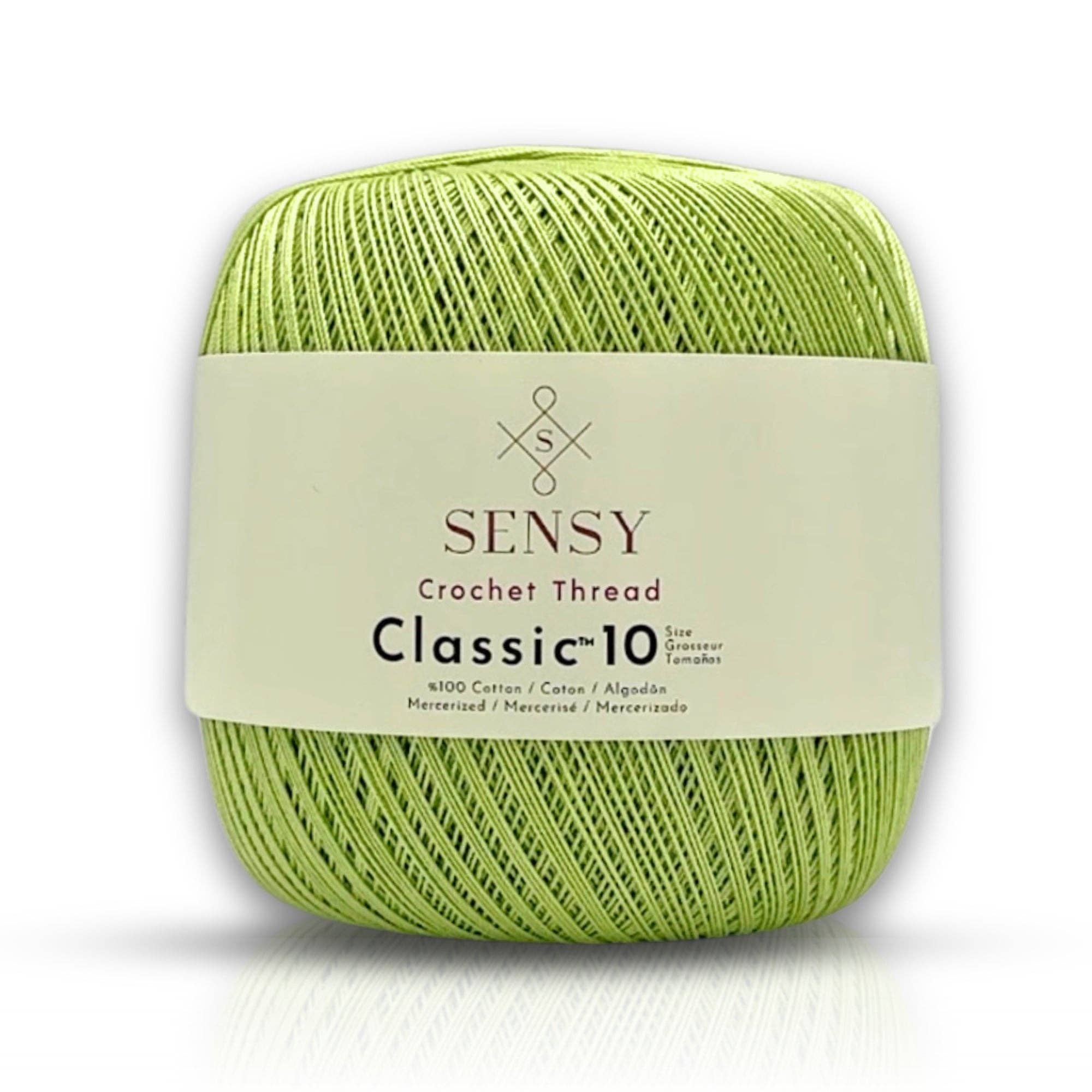Sensy - Wholesale Yarn - Sensy Crochet Thread Classic Size 10, 100% Mercerized Giza Cotton, 617 Yards, Gauge 0 Lace28