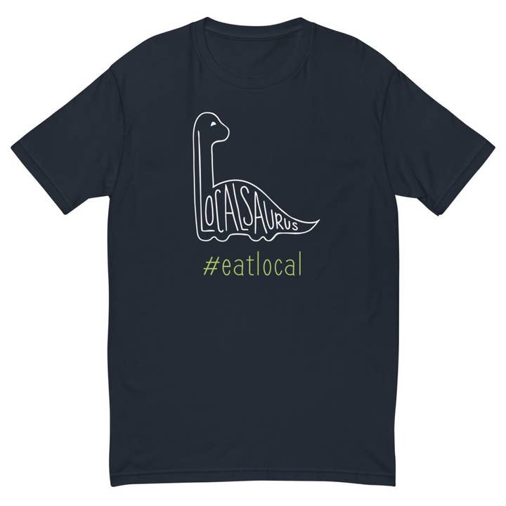 Eat Local T-shirt for wholesale by Localsaurus