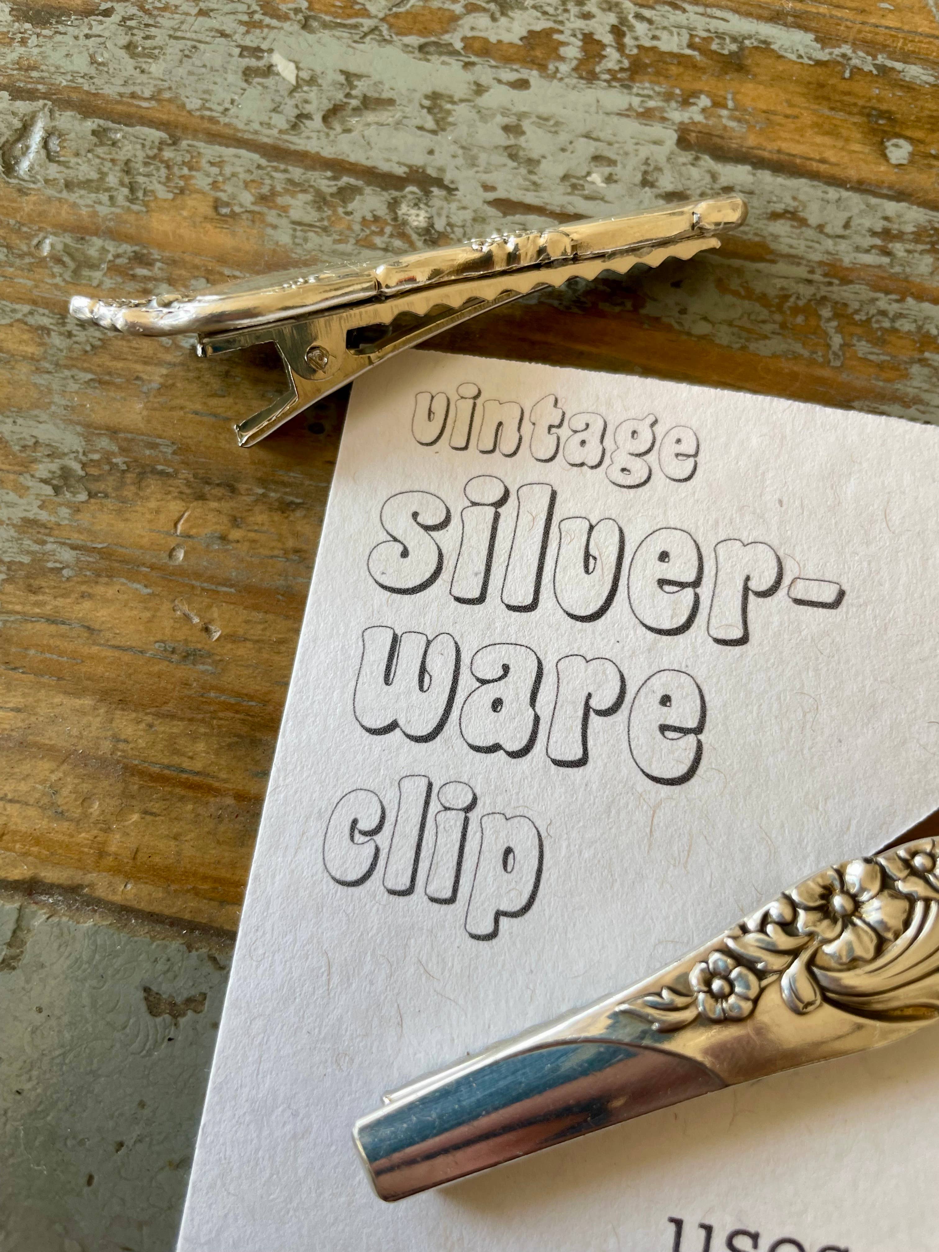 made by Q – Engroshandel Hårspænde - Dame – Genvundet sølvtøjsklip2