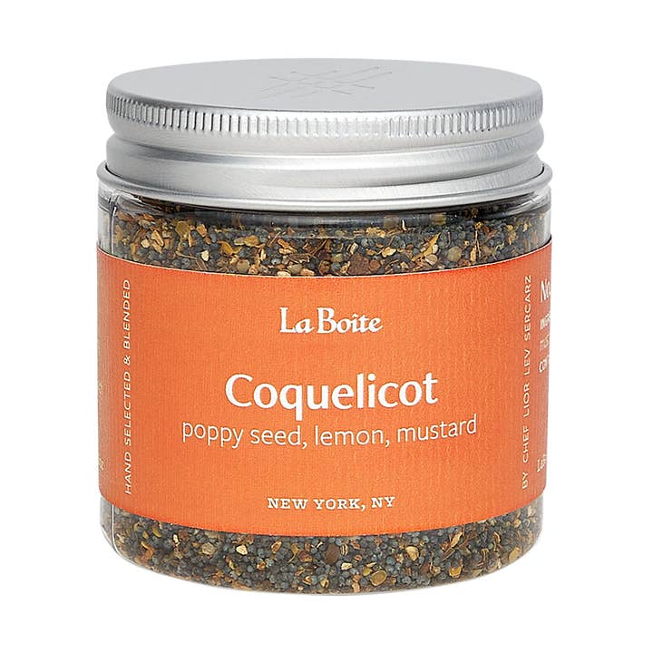 Coquelicot Spice Blend - poppy seed, lemon, mustard for wholesale by La Boîte