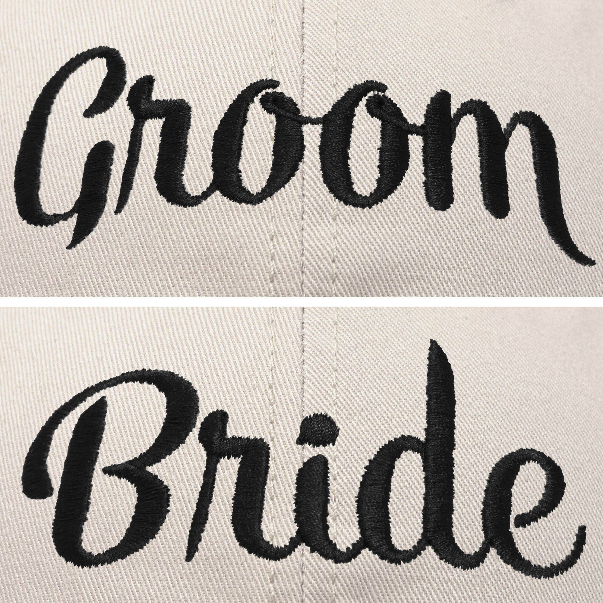 Dalix - Venta al por mayor Gorra de béisbol - Unisex - DALIX Novia Novio Papá Sombreros Gorras De Béisbol Gorras De Boda Recién Casados1