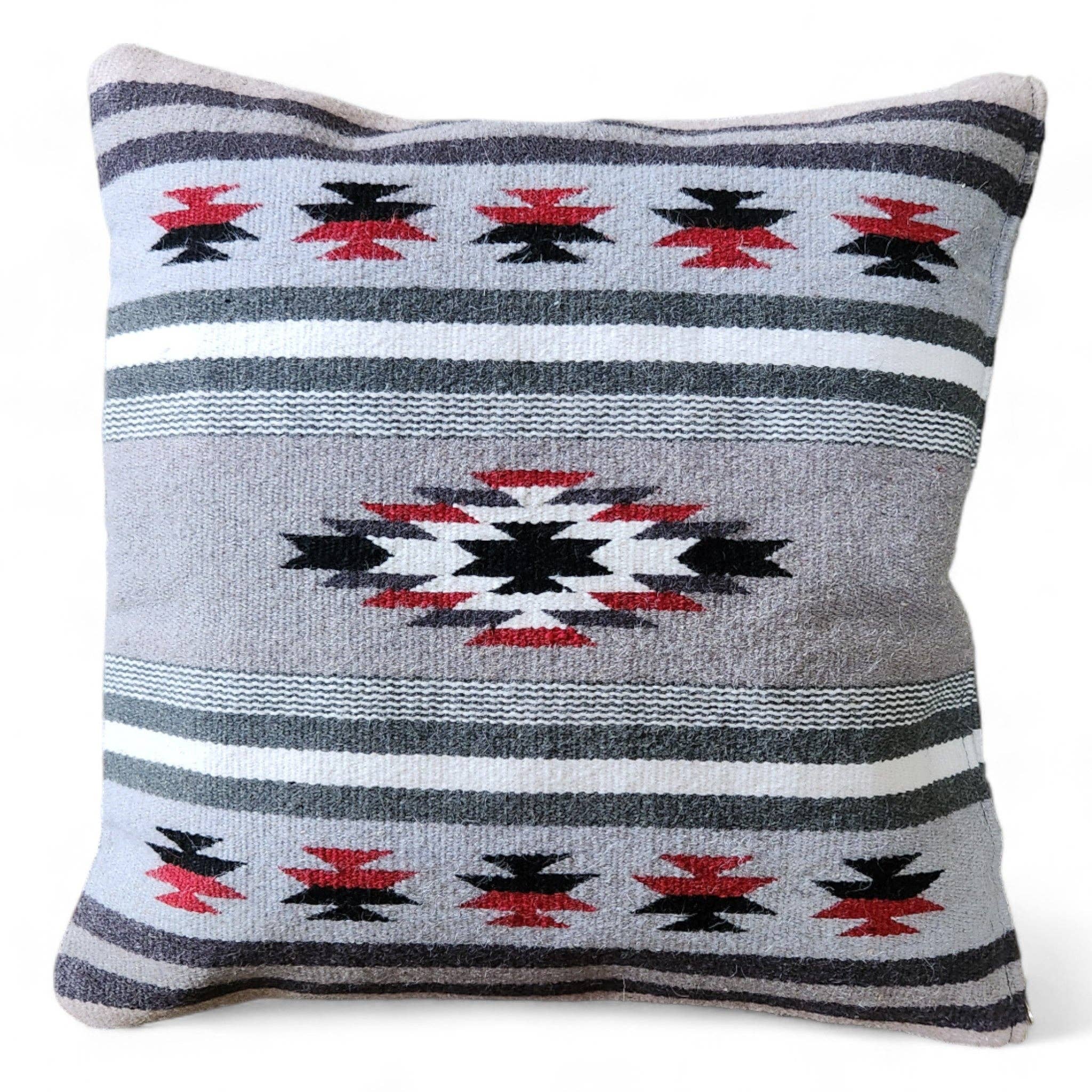 Ranch Junkie - Wholesale Throw Pillow Cover - 20 X 20 Handwoven Wool Southwestern Pillows - Western Pillow Covers15