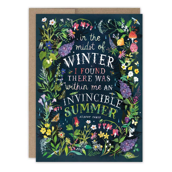 Invincible Summer Encouragement Card for wholesale by Biely & Shoaf