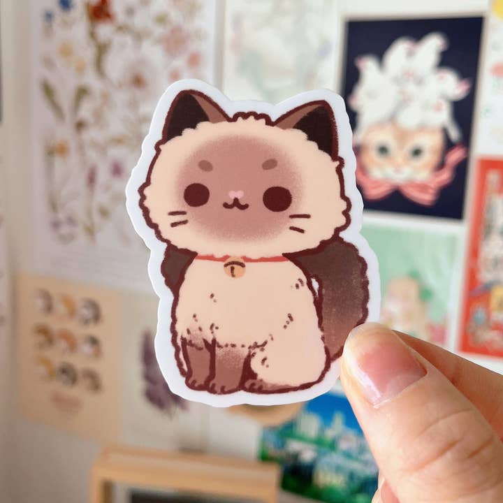 Cherry Rabbit - Wholesale Sticker - Ragdoll Cat Sticker1