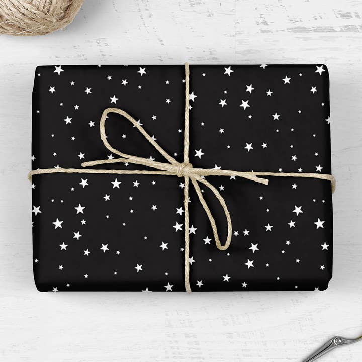 EMBALLAGE CADEAU STARRY NIGHT EN VRAC - 50 OU 100 FEUILLES pour la vente par MELLOWWORKS
