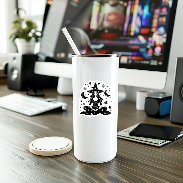 Mystical Monkey Toes - Wholesale Sticker - Beautiful Witch Vinyl Sticker2