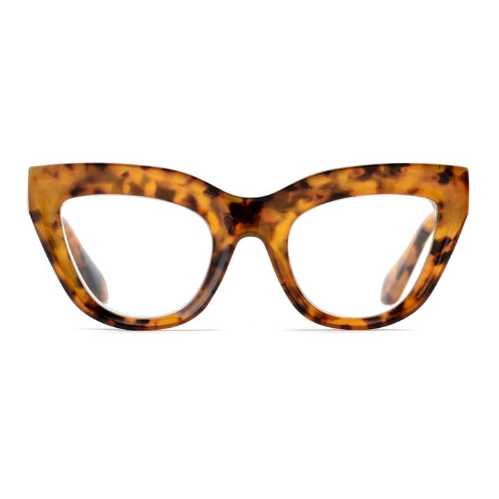 Ryan Simkhai Eyeshop - Wholesale Eyeglasses - Women's - SUTTON | Light Tortoise | Blue Light