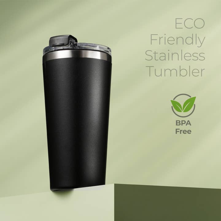 SipX - Wholesale Coffee/Tea Cup - Triple-Insulated Coffee Tumblers - 16oz, Stainless Steel
