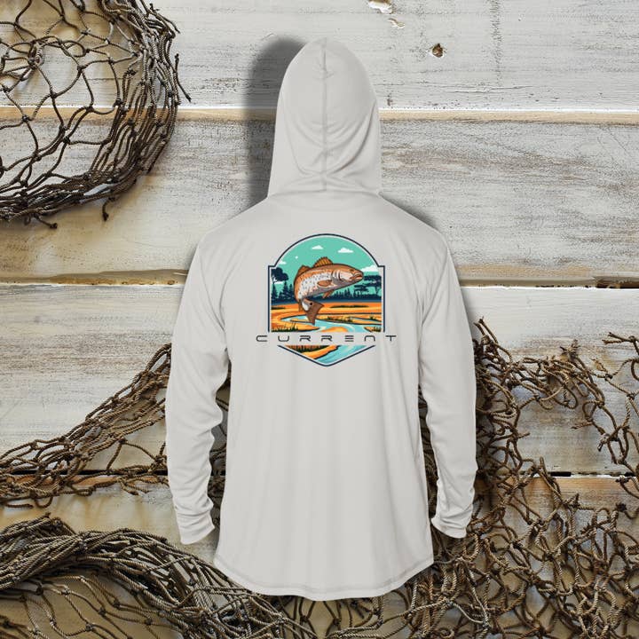 Men's Red Drum UPF 50 Performance Shirt for wholesale by Current Gear