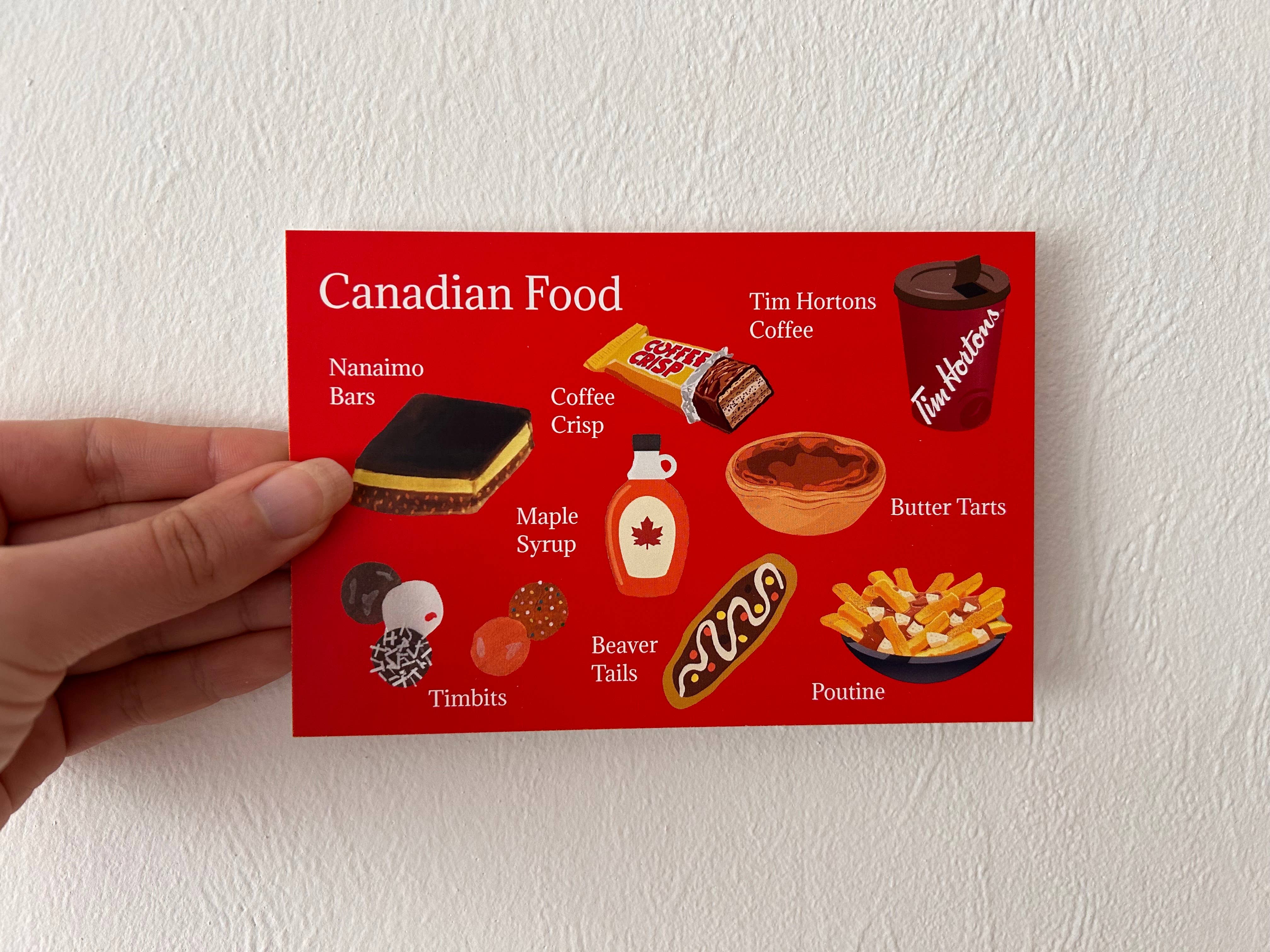 Pleasant Papercraft – Engroshandel Postkort – Postkort med canadisk madmotiv2