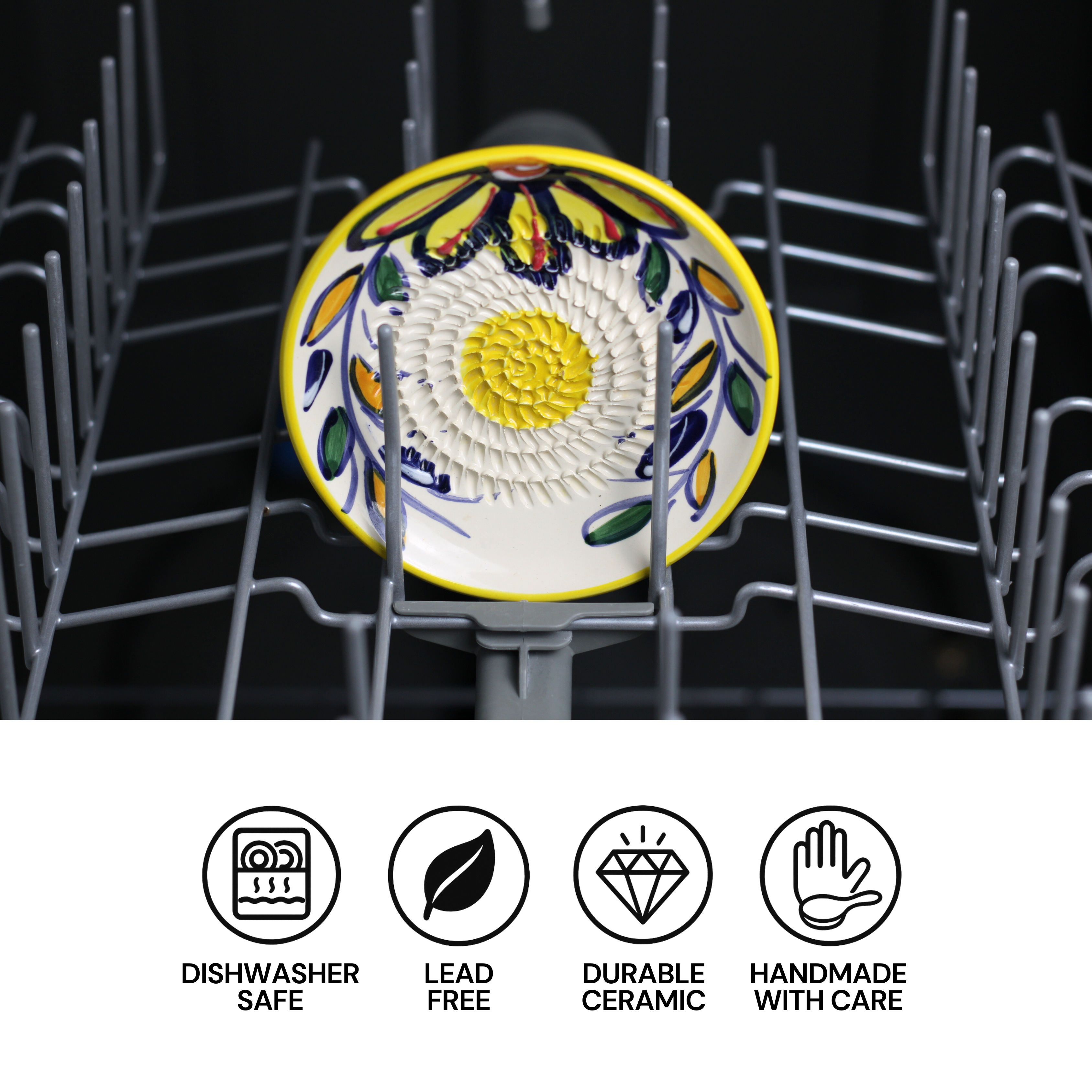 Spain Ceramics - Wholesale Grater - Daisy Ceramic Fine Grater6