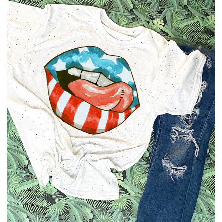 Patriotische Lippen für den Großhandel von veryHOU