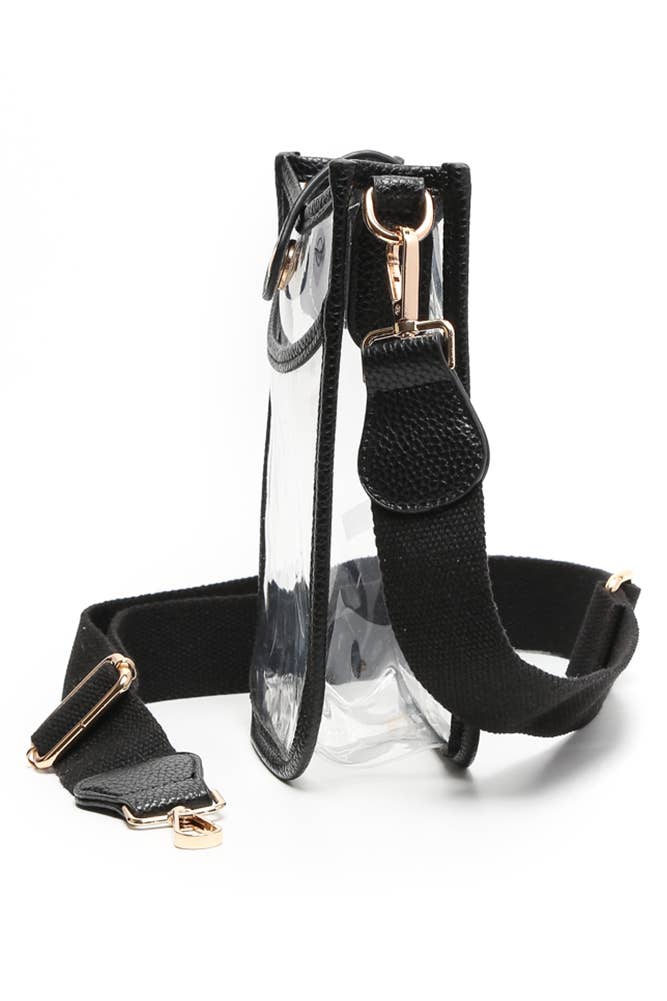 Hana - Wholesale Crossbody Bag - Women's - Clear Stadium Crossbody Mini Bag24