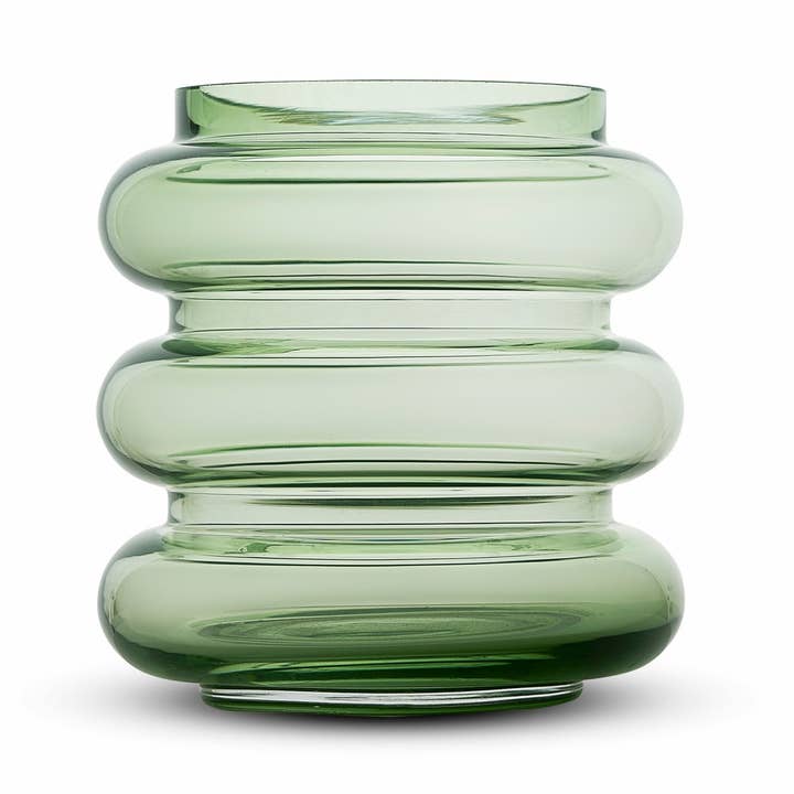 Halo Vase Green (M) for wholesale by Marmoset Found