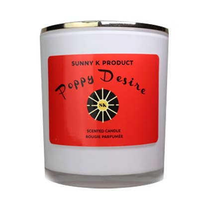 Poppy Desire Candle for wholesale by Sunny K Products