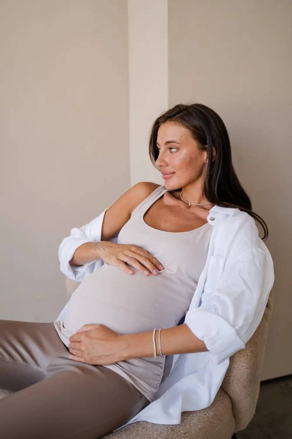 Maternity Clothing – Engroshandel Tanktop – Kvinder – Ventetøj Strikket Tanktop 8630414