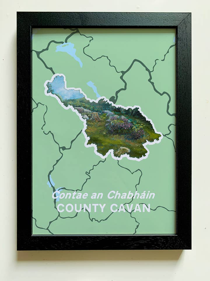 Kunstdruck County Cavan A4 | Cavan Burren Park für den Großhandel von Clemence Prosen Art & Design