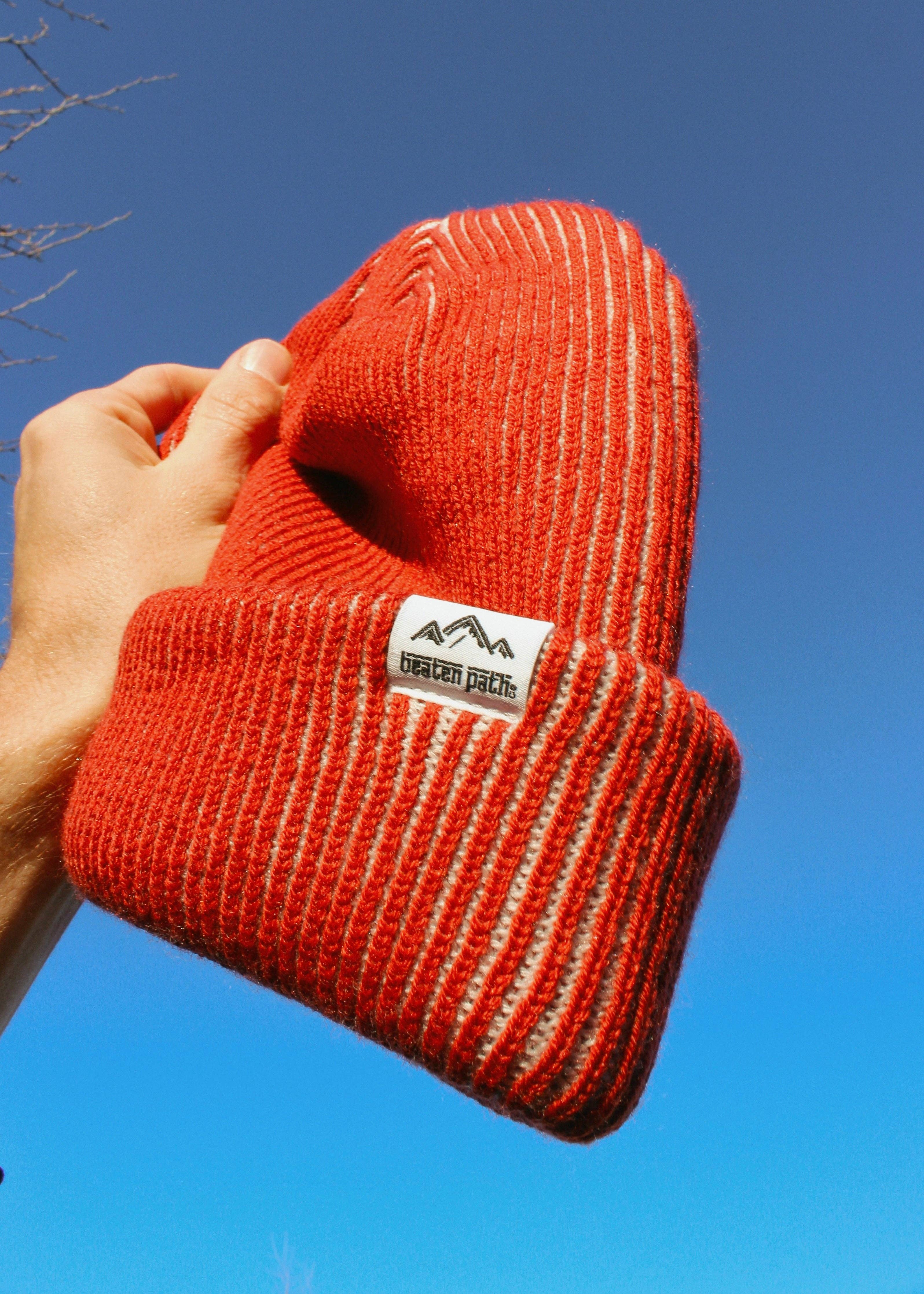 Beaten Path Co - Wholesale Beanie - Women's - RED WOOL BEANIE8
