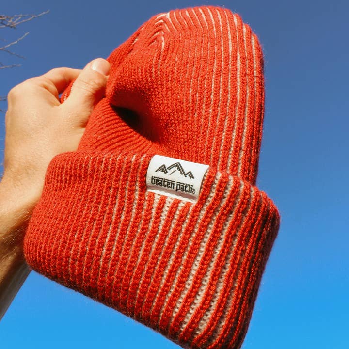 Beaten Path Co - Wholesale Beanie - Women's - RED WOOL BEANIE8
