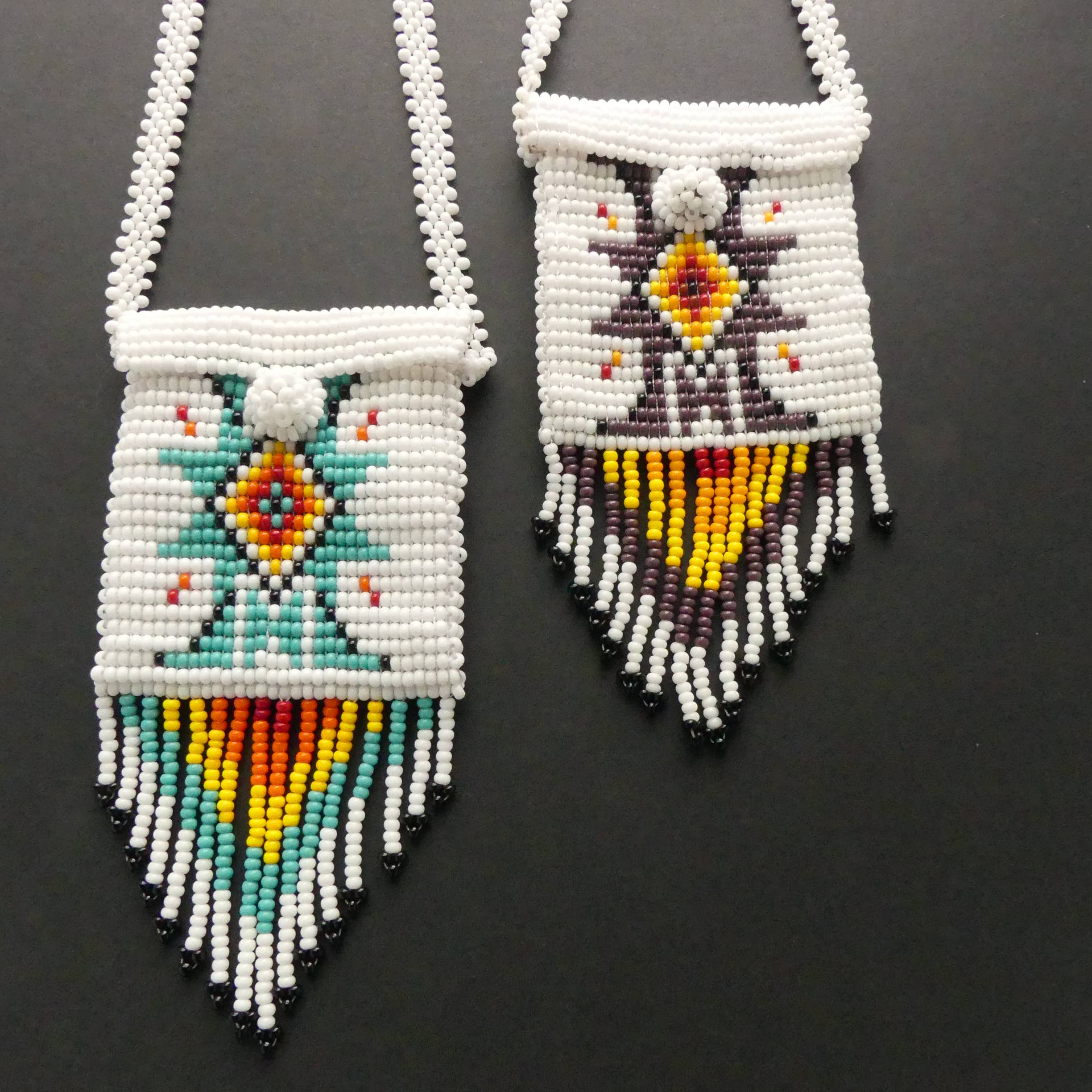 DIAMANTI DESIGNS - Wholesale Crossbody Bag - Women's - Beaded Bag Necklace, Nativo Style1